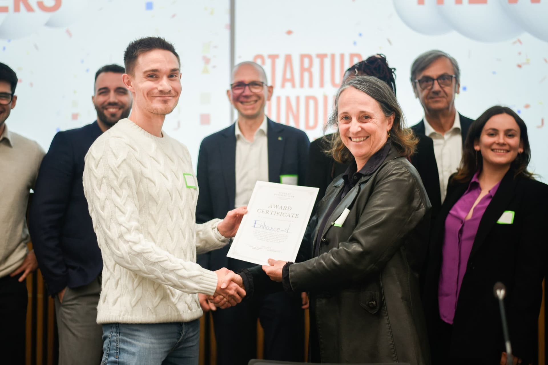 Enhance-d zaujímá první místo v soutěži USI Student Business Club Startup Funding Competition